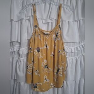 O'Neill Yellow Floral Tank Top
